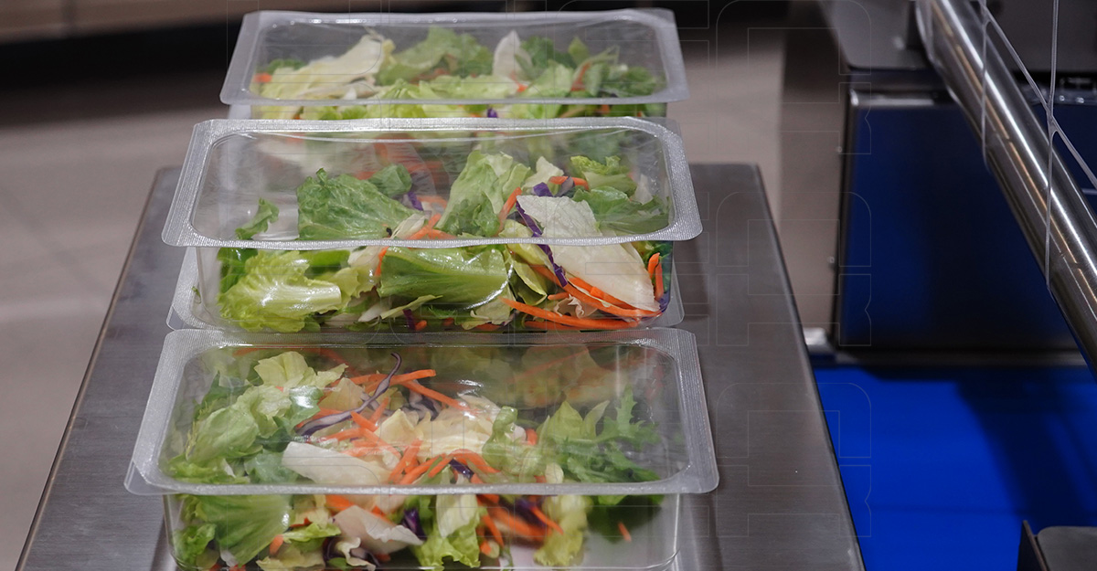 蔬菜沙拉热成型气调包装