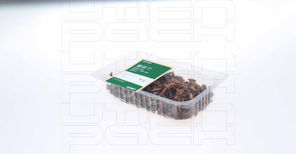 蘑菇干热成型气调包装