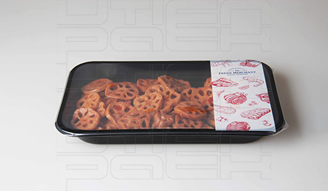 卤藕片预制盒气调包装解决方案