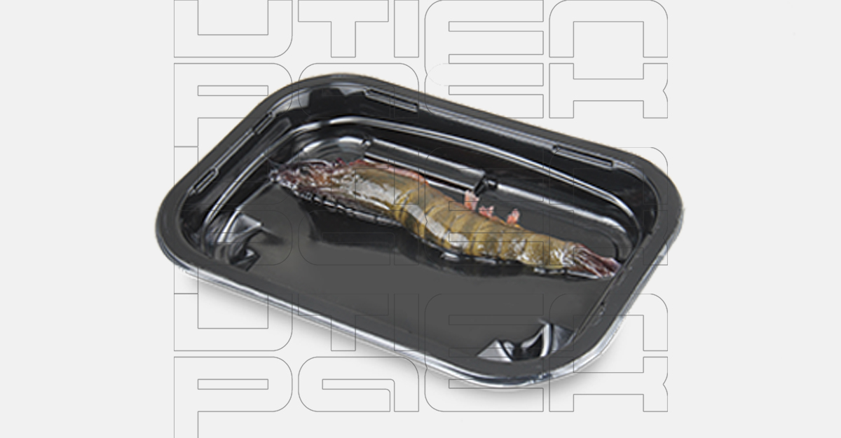 黑虎虾预制盒贴体包装