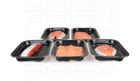 三文鱼预制盒贴体包装解决方案