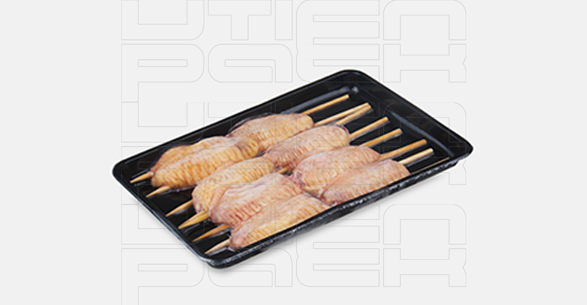 鸡翅预制盒贴体包装