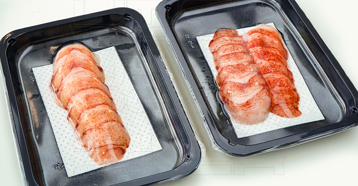 龙虾肉预制盒贴体包装