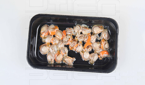 扇贝肉预制盒贴体包装解决方案