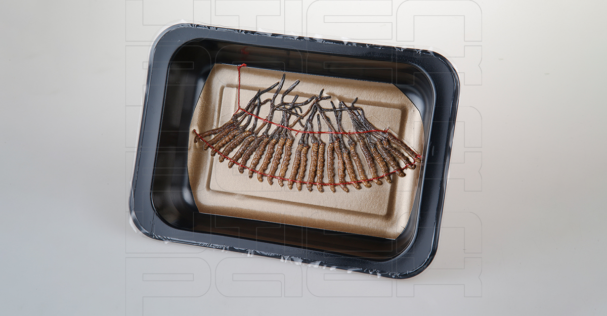 冬虫夏草预制盒贴体包装解决方案