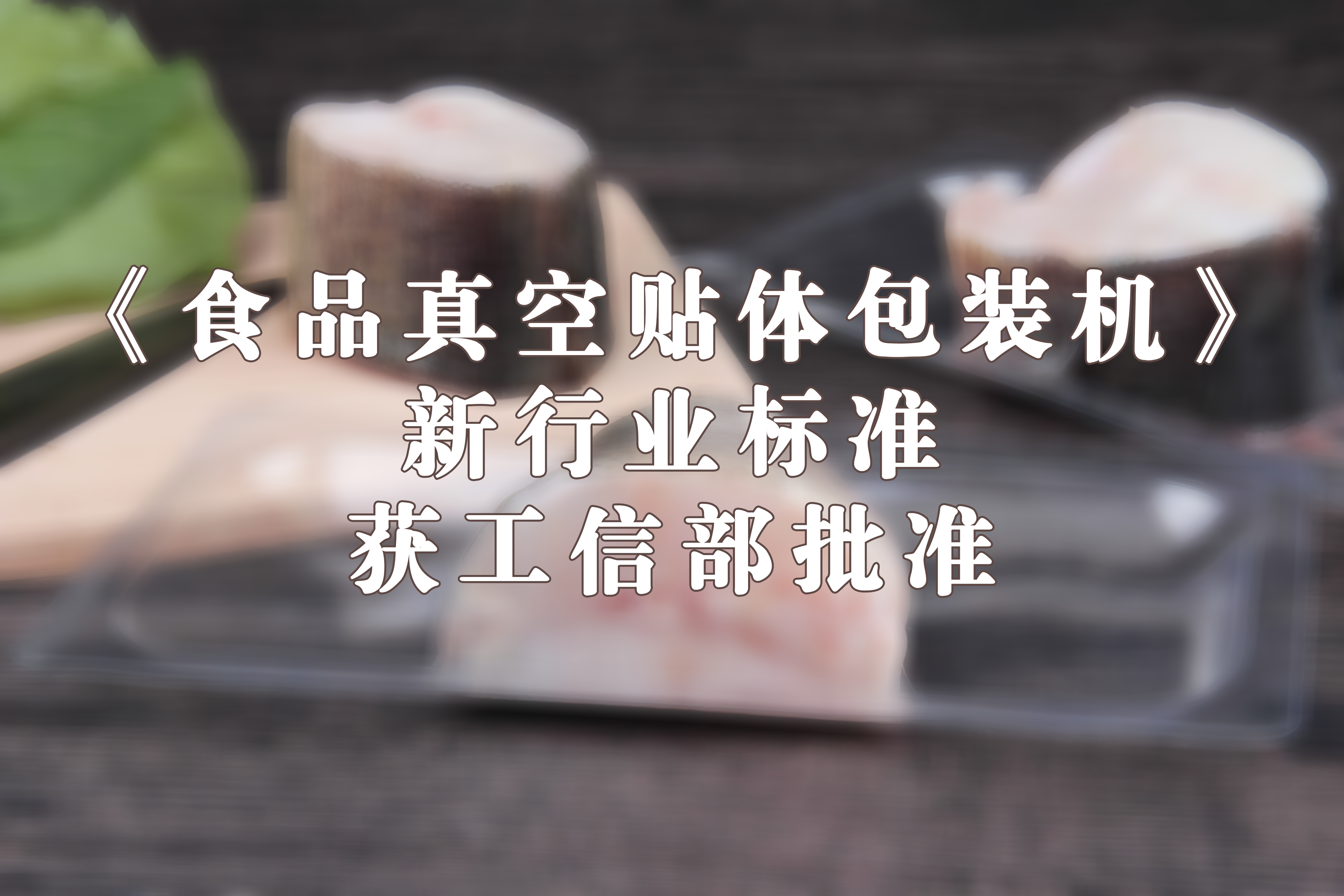 新行业标准获批丨由佑天元编纂的《食品真空贴体包装机》行业标准，已获工信部批准